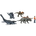 thumbnail image 5 of Mattel Jurassic World: Chaos Theory Calendario de Adviento navideño 2024 con cuenta regresiva de 24 días, 30 sorpresas de juguetes relacionadas con dinosaurios, 20 mini dinosaurios, 1 humano, 9 piezas, 5 of 5