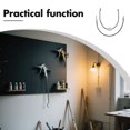 thumbnail image 3 of HEANUJJ 4-Pack Black Elastic Pegboard Straps with Metal Ends for Efficient Space and Tool Organization, 3 of 8