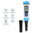 thumbnail image 3 of 5 In 1 Digital Acidity TDS Meter Temperature Tester Conductivity Water Filter Purity Pen with Backlight, 3 of 17