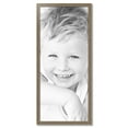 thumbnail image 2 of ArtToFrames 21" x 49" Aged White Gold Picture Frame, 21x49 inch Silver Wood Poster Frame (WOM-2036),  Pack, 2 of 7