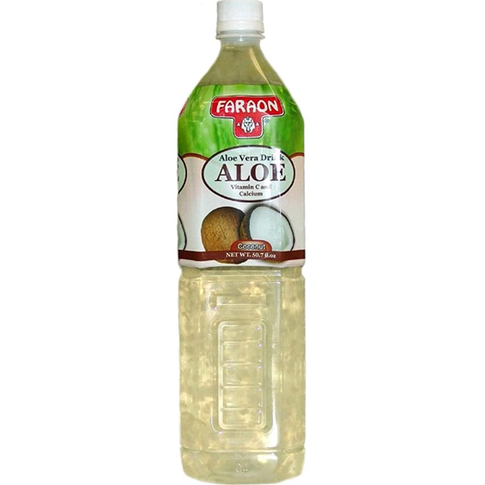 Faraon Aloe Vera Drink Healthy FARAON Aloe Vera Coconut, 50.721 Ounce (Pack of 12) - Walmart.com