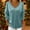 *Light Blue, variant on Women's V Neck Long Velvet Sleeve Tops ,Casual Fashions Basic Loose Fit Tunic T Shirts Black,Womens Plus M