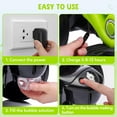 thumbnail image 6 of Lumiparty 6V Bubble Motorcycle Ride on Toy Car for Kids, with Music, LED Headlights, Forward/Reserve, Pedal, 3 Wheels Ride on Motorbike for Kids 3-8, Green, 6 of 7