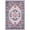 Rust/Blue, variant on SAFAVIEH Martha Stewart Norbert Medallion Machine Washable Area Rug, Grey/Turquoise, 5' x 7'