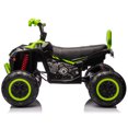 thumbnail image 4 of 24V 4WD Kids Ride on Electric ATV with 2 Seater,4-Wheeler Quad Car Toy w/ 2*200W Motor 7AH Battery Powered,4.9Mph Max Speed,LED Lights Spring Suspension for Boys & Girls,Green, 4 of 13