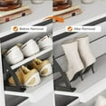 thumbnail image 3 of 2025 New Shoe Cabinet with 3 Flip Drawers, Modern Shoe Storage for Entryway, Wooden Shoe Organizer Cabinet with Adjustable Shelf, Hidden Shoe Rack for Hallway, Living Room, 3 of 7
