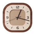 thumbnail image 1 of Reloj de pared decorativo para el hogar, sin tictac, fácil de leer, decoración de pared moderna, para colgar Cuadrado, 1 of 9