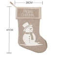thumbnail image 2 of 1 modelo de muñeco de nieve, suministros de decoración navideña, Papá Noel, calcetines colgantes de Navidad, bolsas de regalo, bolsas de dulces para árbol de Navidad, 2 of 5