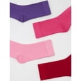 thumbnail image 4 of Womens Combed Cotton Color Thin socks Viscose- Breathable Soft Crew Casual Socks Comfort Gift 4 Pairs, 4 of 6