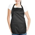 thumbnail image 4 of DALIX Kitchen Apron Commercial Restaurant Home Two Pockets Black, 4 of 6