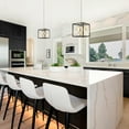 thumbnail image 2 of WAC Lighting Sinclair 42" LED 3-Light Aluminum Linear Pendant in Black Gold Leaf, 2 of 3