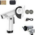 thumbnail image 1 of Rechargeable High-Speed Cardboard Cutter, 2026 New 4.2V Cordless Cutter with LED Display Light, Rotary Powerful Electric Scissors, Rotary Cutting for Fabric, Leather, Carpet DIY (White), 1 of 7