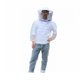 thumbnail image 1 of Traje Ventilado, Transpirable, De Malla, Para Apicultores, Con Bolsillos Utilitarios, Ropa De Trabajo Protegida Para Apicultores, Apicultores, Colmenares Y Granjas. Traje dividido M con guantes, 1 of 8