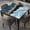Blue Marble, variant on Sea Turtle Ocean Animal Square Fitted Tablecloth with Elastic Edge Fit Square Table, Waterproof Washable Table Cover for Dining Kitchen Party Indoor Outdoor Patio, Fitted for 34"x34" Table, Sea Type4