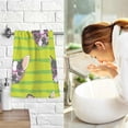 thumbnail image 7 of Dreamtimes Cute Dogs Green Patterned Hand Towels 2 PCS, Cotton Bath Towel for Drying Face Hands Body Decorative Water Absorbent Lightweight Towels for Bathroom Ktichen Travel Gym,16"x28", 7 of 7