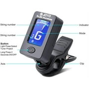 Visland Guitar Tuner Clip-On Tuner Digital Electronic Tuner Acoustic with LCD Display for Guitar, Bass, Violin, Ukulele