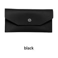 thumbnail image 2 of serony PU Leather Women Cash Wallet Solid Color Replacement Rectangular Snap Button Elegant Exquisite Girls Purse Birthday Gift Black, 2 of 8