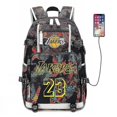 thumbnail image 1 of 2023-nba Peripheral Series Star Multifunctional Usb Backpack Luminous Fluorescent Backpack, 1 of 2