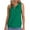 B-Green, variant on Wyobmus Womens Sleeveless Tank Tops Eyelet Embroidery Crewneck Elastic Hem Tops Casual Summer Basic Hollow Out T-Shirts S-2X B-Green