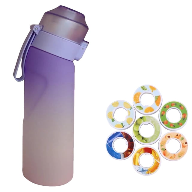 Set inicial de botella deportiva Air con 650 ml y 7 cápsulas de sabor