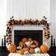 thumbnail image 4 of pstuiky Guirnalda de hojas artificiales para decoración de Halloween guirnalda de hojas de arce colgantes de ratán para interiores hogar Halloween fiesta de Navidad decoración de repisa, 4 of 6