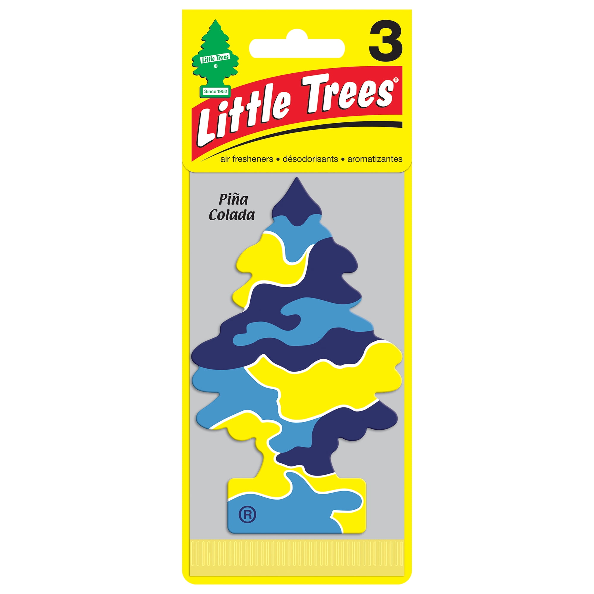 Little Trees Air Freshener Pina Colada Fragrance 3-Pack