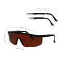 thumbnail image 3 of Lunettes de Sécurité Protectrices Ajustables Anti-Buée Résistantes aux Rayures Protection UV Transparentes, 3 of 8