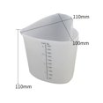 thumbnail image 2 of Kitchen Silicone Heart Shaped Measuring Cup, Double Graduated 500ml Silicone Measuring Cup With Precise Scale, 2 of 6