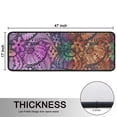thumbnail image 5 of Kitchen Rugs Sets Of 2,Multicolor Paisley and Floral Pattern Anti Fatigue Kitchen Mat Rugs Non Slip Washable,Decorative Kitchen Floor Mats for Kitchen,Sink,Laundry,17"x47"+17"x47", 5 of 5