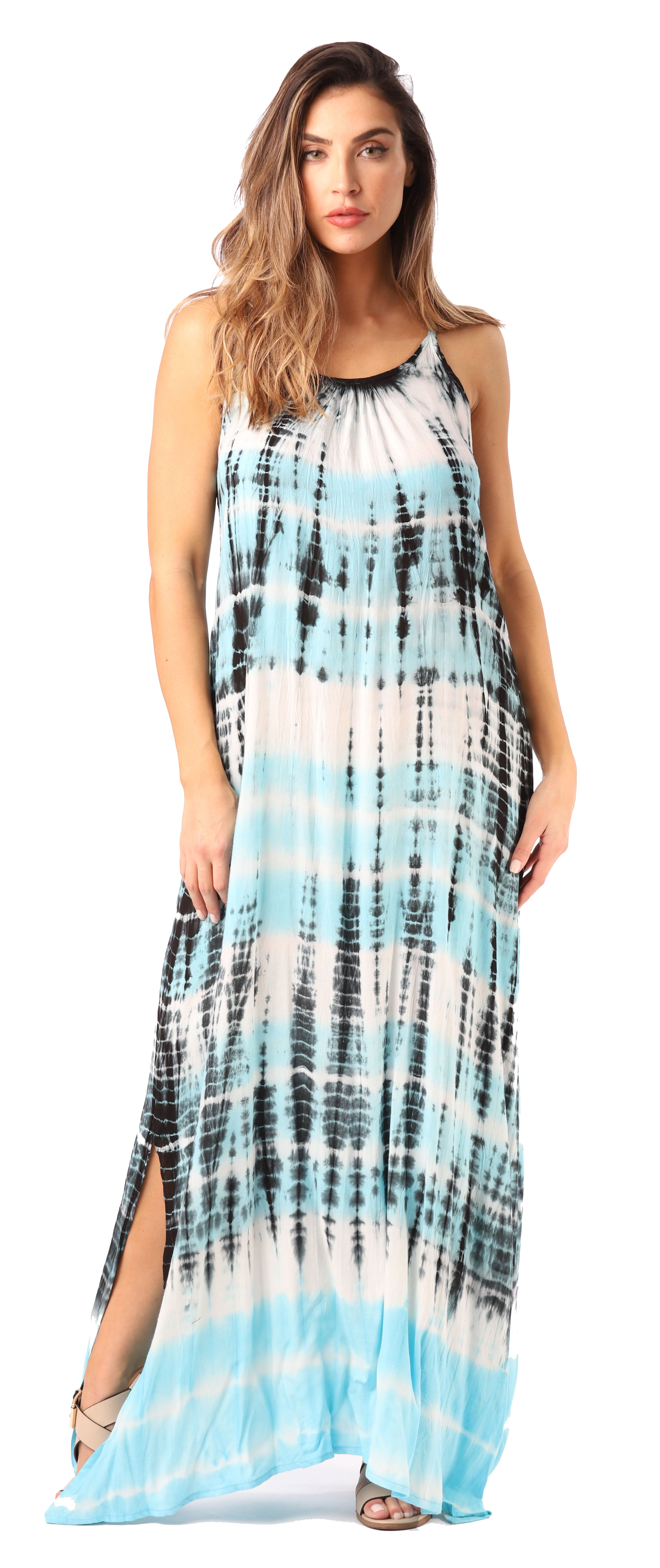 Riviera Sun Summer Dresses Maxi Dress Sundresses for Women (Medium ...