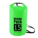 thumbnail image 1 of Seca Impermeable Saco para Natación Kayak Senderismo en El (15L) Verde, 1 of 9