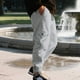 thumbnail image 4 of Pantalones largos para hombre, estilo casual, a la moda, con cordón en la cintura y múltiples bolsillos, elásticos, para sujetar los pies, de rayón., 4 of 9