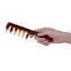 thumbnail image 3 of Peine De Resina De Dientes Anchos Retro Para Hombres, Aceite Antiestático, Peine Para Peinado, Para Peluqueros De Salón, 3 of 7