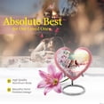 thumbnail image 7 of Cardinal Bird Urns for Ashes Adult - Large Cremation Burial Heart Urns - Funeral Urn with Secure Lid For Family Ash - Blue Urn for Ashes Mom3inch, Small/Mini Size - Single 1Pcs, 7 of 7
