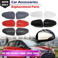 thumbnail image 2 of Rearview Mirror Cover Housing Fit For Toyota Yaris 2012-2020 Left Right Side Wing Mirror Caps Shell Car Replacement Accessories Red-R, 2 of 6
