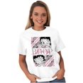 thumbnail image 4 of Sassy Betty Boop Paisley Kisses Women's Plus Size Graphic Tee Brisco Brands 2X, 4 of 6