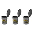 thumbnail image 1 of Reliance Produits Loggable Loo Portable Léger 5 Gal Toilette, Gris (3 Pack), 1 of 3