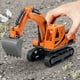 thumbnail image 1 of Modelo de coche de juguete para niños, excavadora de simulación, coche de juguete con orugas, excavadora de plástico, modelo de vehículo de ingeniería, excavadora de plástico para niños., 1 of 6