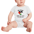thumbnail image 2 of I'm Proof Mommy Can't Resist Palestinian Guys Cute Baby Bodysuit Newborn Clothes Outfits (White, 6-12 Months), 2 of 5