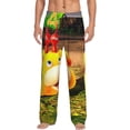 thumbnail image 2 of Lsque Pikmin Print Men's Pajama Pants, Lounge Pant - Comfortable Home Wear,Elastic Waistband, Stylish Design-Medium, 2 of 9