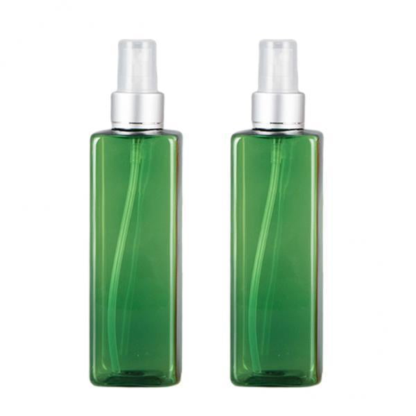 2x Bomba de Perfume Recargable de Viaje Botellas de Spray Dispensador de Pulverizador 250ml Verde 2 piezas