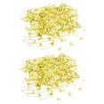 thumbnail image 1 of 18mm x 5mm Gold Tone Metal Clothing Trimming Fastening Safety Pins 200 Pcs, 1 of 1