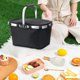 thumbnail image 2 of XWSHYW Aparatos de Utensilios de Cocina. Cesta de Picnic, Bolsa de Hielo para Exteriores, Bolsa Aislante Plegable, Cesta de Compras Portátil de Mano para Comida Rápida Bento, Cesta Aislante para Llev, 2 of 7
