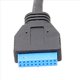thumbnail image 3 of 2X Cable de Extensión de Datos para Placa Base con Diseño de Cable Modular con Chip y Concentrador USB 3.0 de 19 Pines, 3 of 5