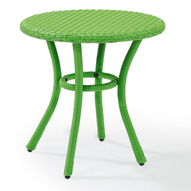 Crosley Palm Harbor Outdoor Wicker Round Side Table