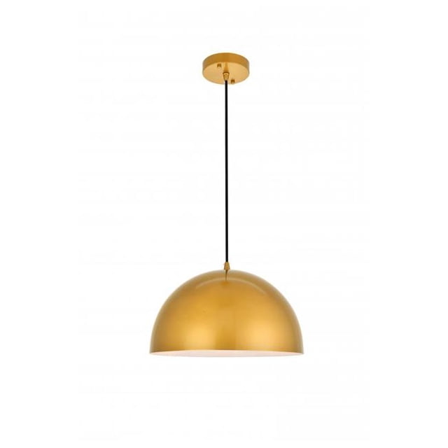 Living District LD4024D14SG Forte 1 Light Satin Gold Ceiling Pendant