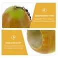 thumbnail image 3 of ROMANSENTIAL Durable Multi Resin Hanging Bird Feeder for Outdoors with Large Feeding Capacity  Creative Pear Shaped Design, 3 of 8