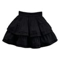 thumbnail image 3 of SUYIDA Girls Layered Ruffle Shorts Casual Summer Wear Lightweight Comfort Easy Move Back to School Spring Outfit Shorts, 3 of 5