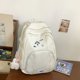 thumbnail image 4 of Mochila estética para cachorros, mochila informal de viaje, mochila escolar para niñas (blanco), 4 of 8