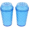 thumbnail image 1 of Servette Home Clear Plastic Salt and Pepper Shaker Set-Royal Blue, 1 of 3